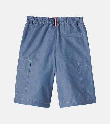 Cotton-blend Bermuda shorts | Moncler Enfant