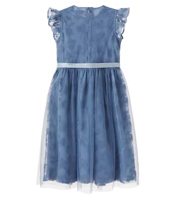 Sandra embroidered mesh dress | C'era Una Volta