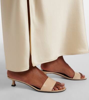 Combo leather slides | The Row