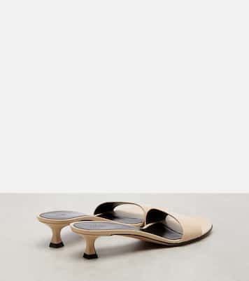 Combo leather slides | The Row