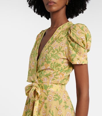 Baba floral cotton wrap dress | Poupette St Barth