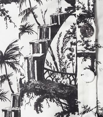 Abito Penley a stampa in cotone | Erdem