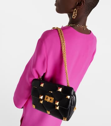 Borsa Roman Stud Medium in pelle | Valentino Garavani