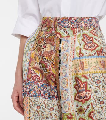 Pantalon en soie à motif cachemire | Etro
