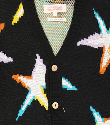 Racoon wool-blend cardigan | The Animals Observatory