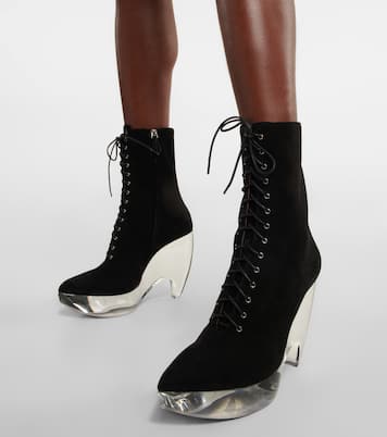 Botas con cordones de ante | Alaïa