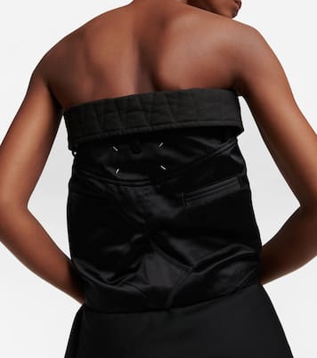 Silk satin corset | Maison Margiela