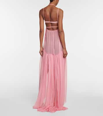 Maxikleid aus Seide | Nensi Dojaka