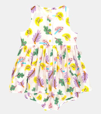 Baby - Abito e culottes in cotone con stampa | Stella McCartney Kids
