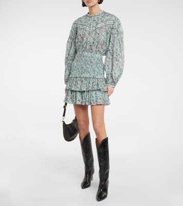 Blusa Salika in cotone con stampa | Marant Etoile