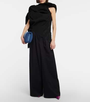 Distressed denim top | Dries Van Noten