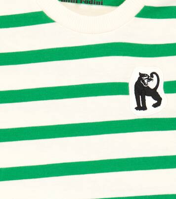 Baby Panther Patch cotton bodysuit | Mini Rodini