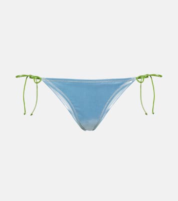 Slip bikini Love Triangle in lamé | Reina Olga