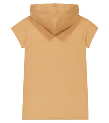 Abito felpa in cotone con logo | Chloé Kids