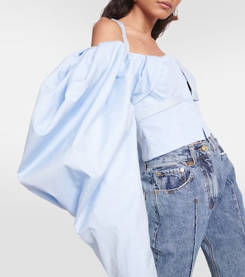 Top Le Haut Taffetas de popelín | Jacquemus