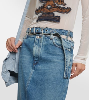Falda larga Y Belt en denim | Y/Project