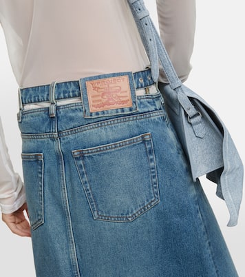 Falda larga Y Belt en denim | Y/Project