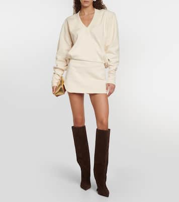 Gael cotton jersey sweatshirt dress | The Attico