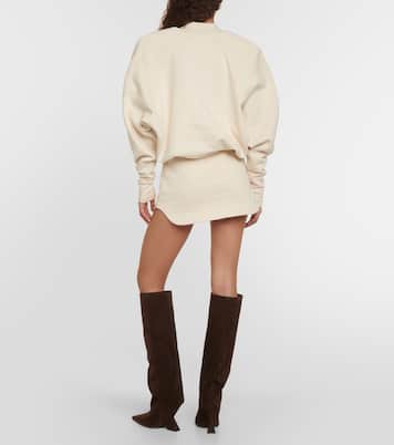 Gael cotton jersey sweatshirt dress | The Attico