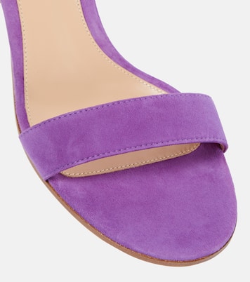Sandalen Versilia 60 aus Veloursleder | Gianvito Rossi