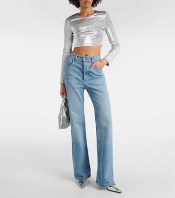 Crop top de manga larga | Rabanne
