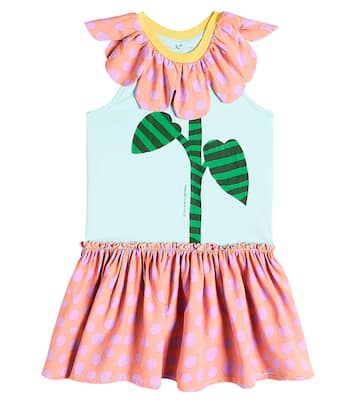 Abito in jersey di cotone con stampa | Stella McCartney Kids