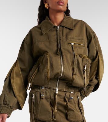 Veste bomber en jean | Blumarine