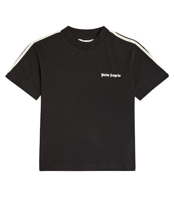 로고 코튼 저지 티셔츠 | Palm Angels Kids