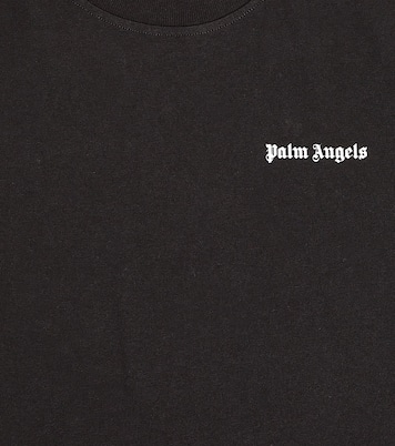 로고 코튼 저지 티셔츠 | Palm Angels Kids