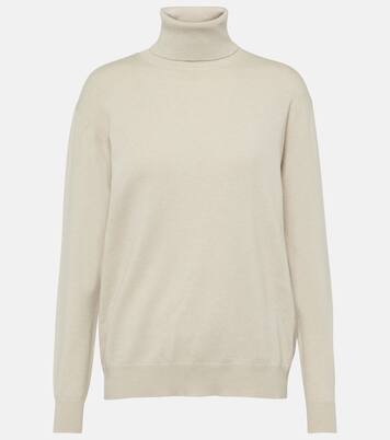 Camiseta de cachemir con cuello alto | Brunello Cucinelli