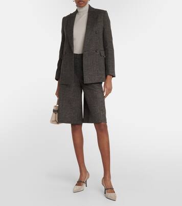 Camiseta de cachemir con cuello alto | Brunello Cucinelli