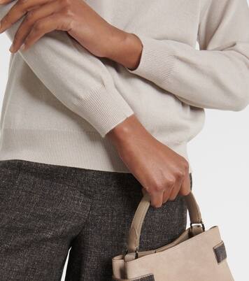 Camiseta de cachemir con cuello alto | Brunello Cucinelli