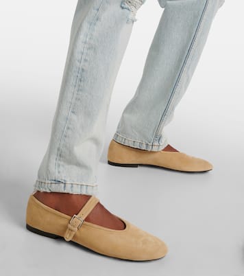 Ballerine Mary Jane in suede | The Row