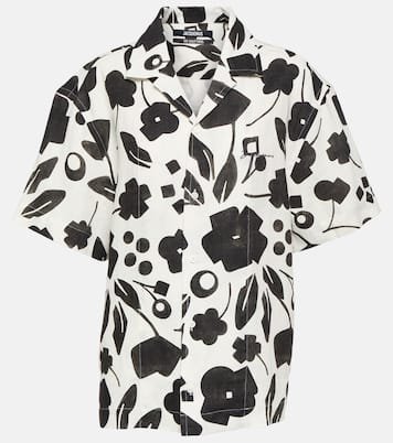 La Chemise Jean printed linen shirt | Jacquemus
