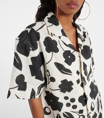 La Chemise Jean printed linen shirt | Jacquemus