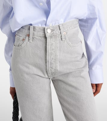 90s Pinch Waist high-rise straight jeans  | Agolde