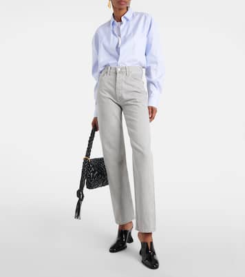 90s Pinch Waist high-rise straight jeans  | Agolde