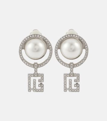 Orecchini a clip con perle bijoux | Balmain