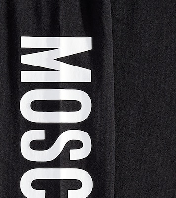 Leggings in misto cotone con logo | Moschino Kids