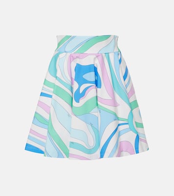 Minifalda Marmo de popelín de algodón | Pucci