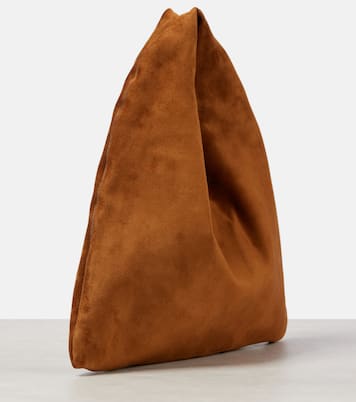 Tote Bindle Small aus Veloursleder | The Row