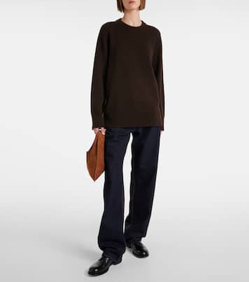 Tote Bindle Small aus Veloursleder | The Row