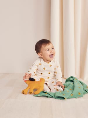 Baby Set aus Strampler, Musselintuch und Kuscheltier | Bobo Choses