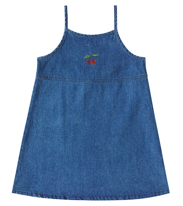 Vestido Magot de denim bordado | Konges Sløjd