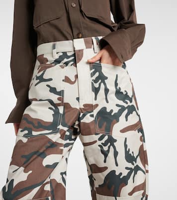 Shon camouflage cotton cargo pants | Nili Lotan