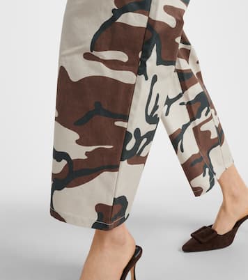 Shon camouflage cotton cargo pants | Nili Lotan