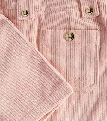 Gonna in velluto di cotone a coste | Chloé Kids