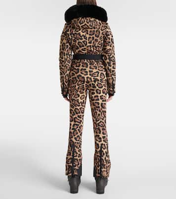 Felis leopard-print down ski jacket | Goldbergh