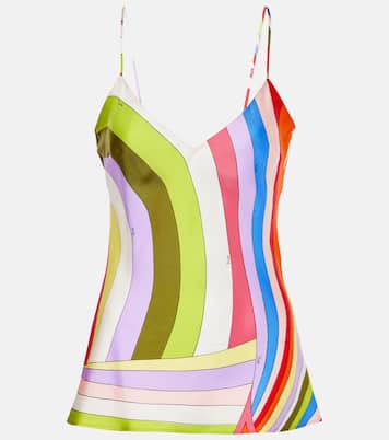 Camisole Iride in twill di seta | Pucci