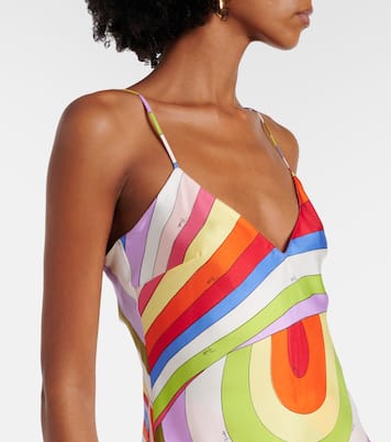 Camisole Iride in twill di seta | Pucci